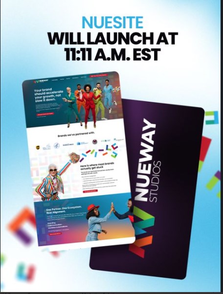 NueSite will launch at 11:11 A.M. EST: the new NueWay Studios website reveal