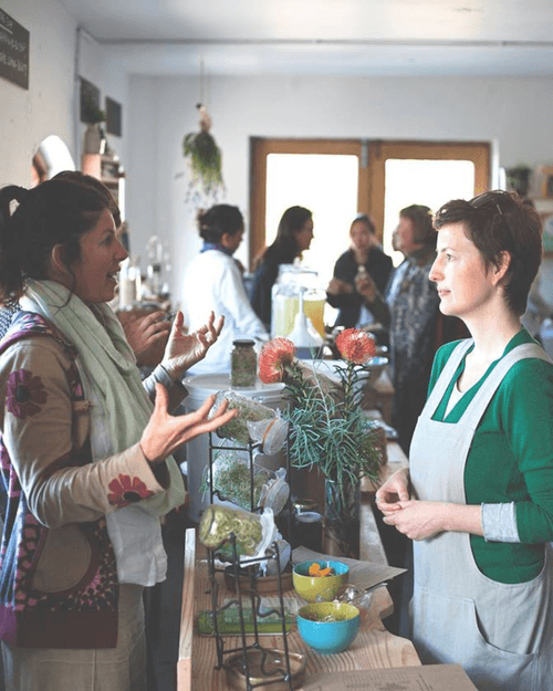 Workshop Interaction, Lena Ski Helping Entrepreneurs find business opportunities